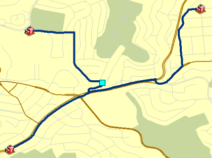 La instalación más próxima en la visualización del mapa