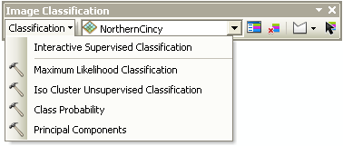 Barra de herramientas Clasificación de imagen