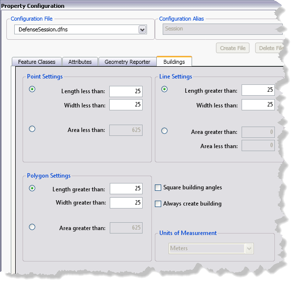 Property Configuration dialog box Property Configuration dialog box