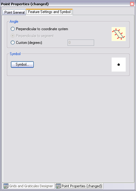 Points Properties Direction tab Points Properties Direction tab