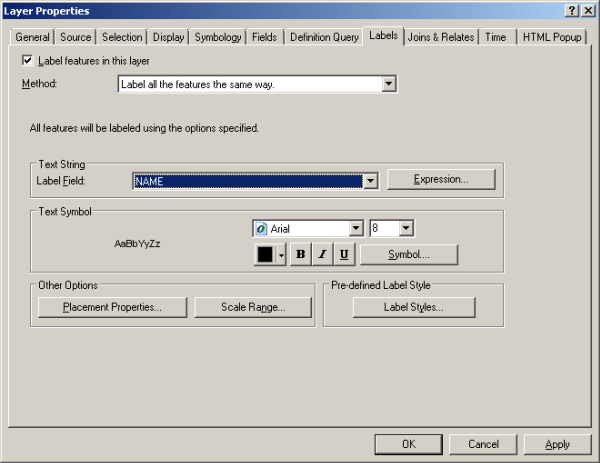 Labels tab - final Labels tab - final