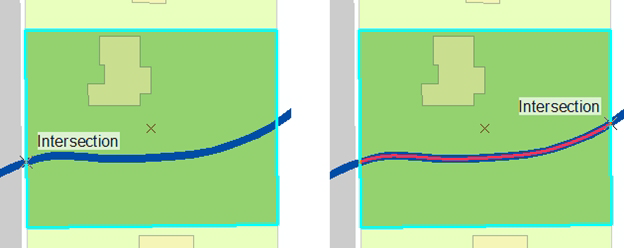 Alineación de intersección durante la edición