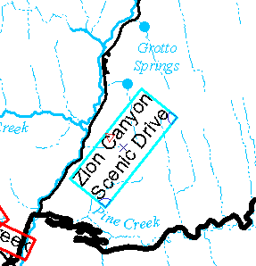 Entidad Ruta turística Cañón de Zion apilada