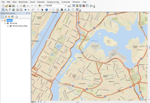 Mapa de la ciudad de Nueva York