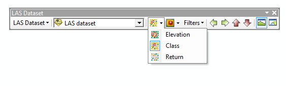 Renderizadores de simbología de punto común de dataset LAS