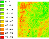 Función Pendiente—ArcMap | Documentación