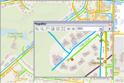 Ventana Lupa en ArcMap