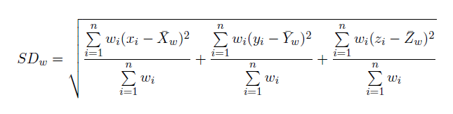 Cálculos matemáticos detrás de la herramienta Distancia estándar