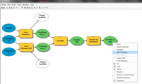 Adding the output from Corridor to the display