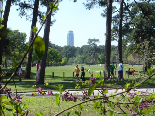 Memorial Park near Houston