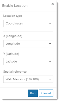 Enabling the location of the libraries using coordinates