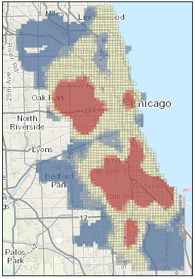 Violent crime hot spots