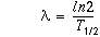 Coefficient de désintégration