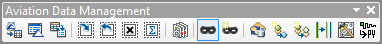 Aviation Data Management toolbar
