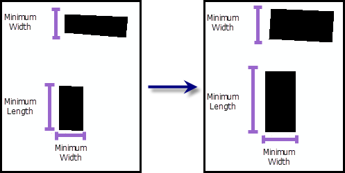 Extend Polygon Side example