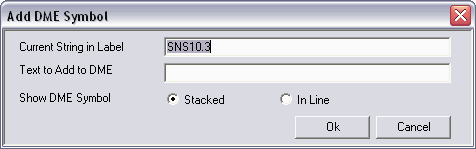 Add DME Symbol dialog box