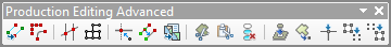 Production Editing Advanced toolbar