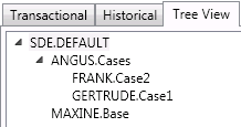 Géodatabase contenant plusieurs versions