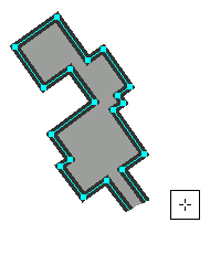 Pendant le remodelage à l'aide de l'outil Effacer