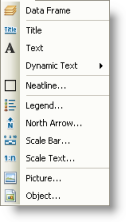 Le menu Insert (Insérer) est utilisé pour ajouter différents éléments à votre mise en page