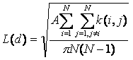 Equation de transformation de la fonction K