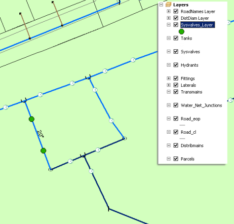 Résultat du tracé du parcours