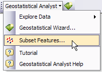 Subset Features tool