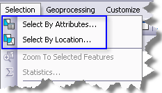 Options de sélection supplémentaires dans ArcScene