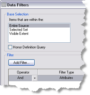 Attributes filter