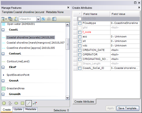 arcmap create features