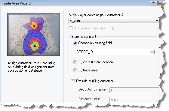 Assistant de zone de chalandise Assistant de zone de chalandise