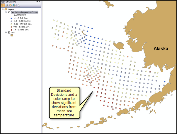 Example 5: Standard deviation classification Example 5: Standard deviation classification