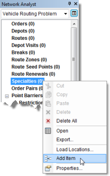 Création d'une spécialité Création d'une spécialité