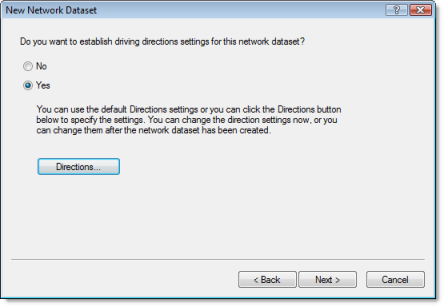 Activer des directions Activer des directions
