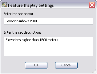 Feature Display Settings Feature Display Settings
