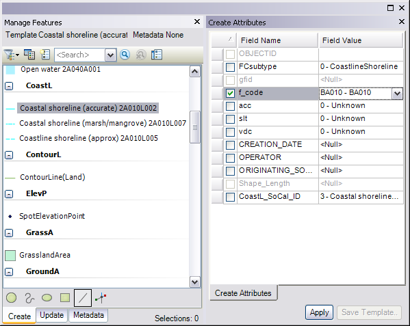 Template attributes can be manually updated to reflect the appropriate attributes for the symbol Template attributes can be manually updated to reflect the appropriate attributes for the symbol