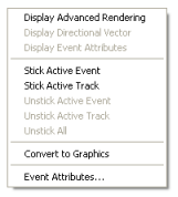 Step tool context menu Step tool context menu