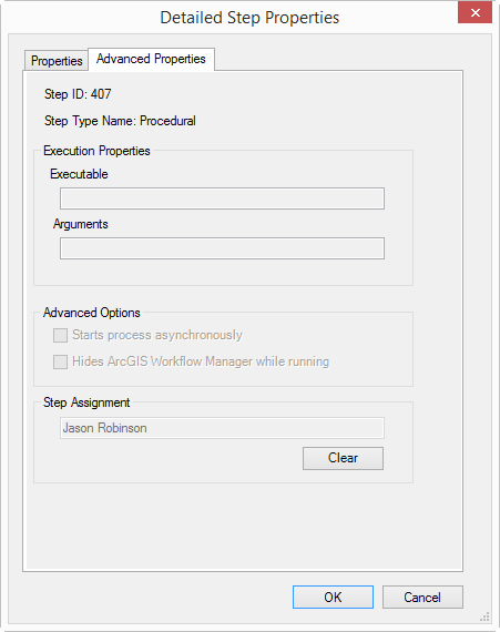 Advanced Properties tab Advanced Properties tab