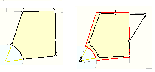 Cotes de parcelles erronées