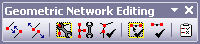barre d'outils Mise à jour de réseaux géométriques