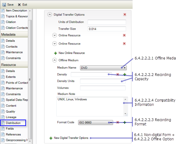 Resource Distribution page: Offline Option