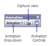 Barre d'outils Animation