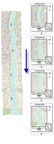 Exemple de carte de bande - point de fin