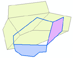 Le polygone a une couleur de remplissage nulle.