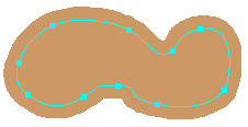 Effet géométrique Zone tampon