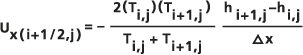 Formule de calcul du flux de l’aquifère s’écoulant parallèlement à la direction x