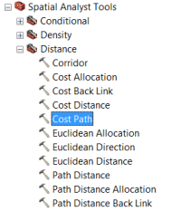 Browsing to the Cost Path tool