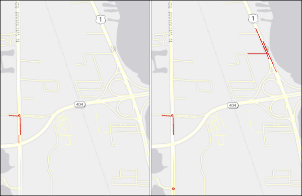 Comparing hot spot results