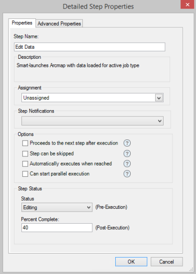 Properties tab