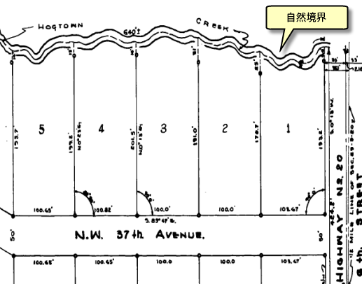 測量図（測量記録）に描かれた自然境界